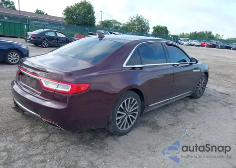 2018 Lincoln Continental Select z USA, uszkodzony, nr VIN 1LN6L9TK4J5605593